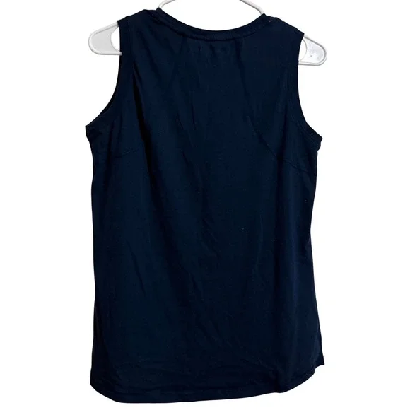 Tommy Hilfiger Sport Womens Navy Blue Flag Stripe Tank Top Medium - Picture 6 of 6